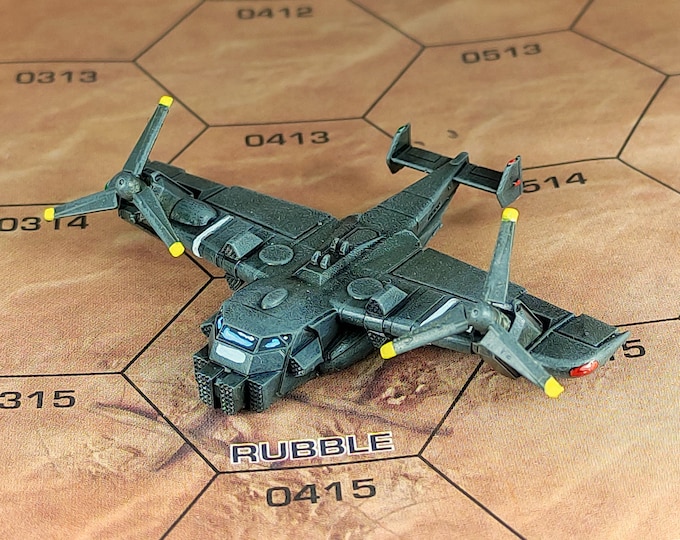 Karnov VTOL (Multiple Variants) - SirMortimerBombito Sculpt | Compatible with BT/American Mecha and other tabletop games