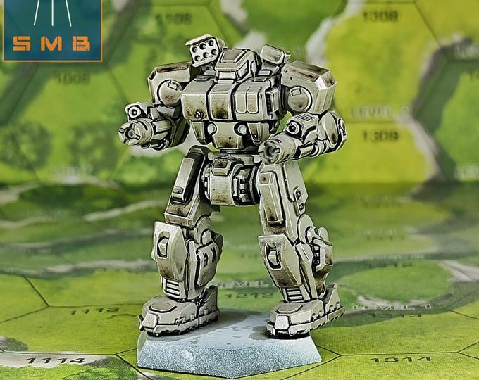 Hammerhand HMH-3D - SirMortimerBombito Sculpt | American Mecha | Compatible with Battletech