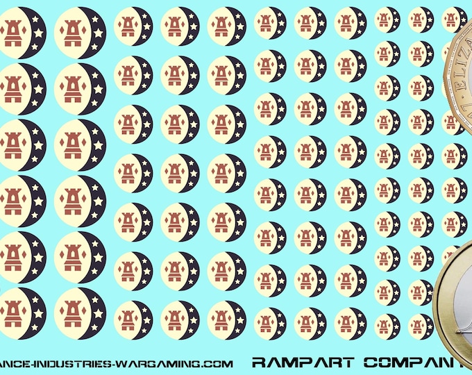 Periphery - Aurigan Coalition - Rampart Company | Premium Decals for Battletech / Mechwarrior / Alpha Strike