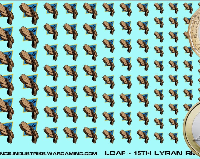 Lyran Commonwealth - Lyran Regulars - 15th Lyran Regulars | Premium Decals for BattleTech / Mechwarrior / Alpha Strike
