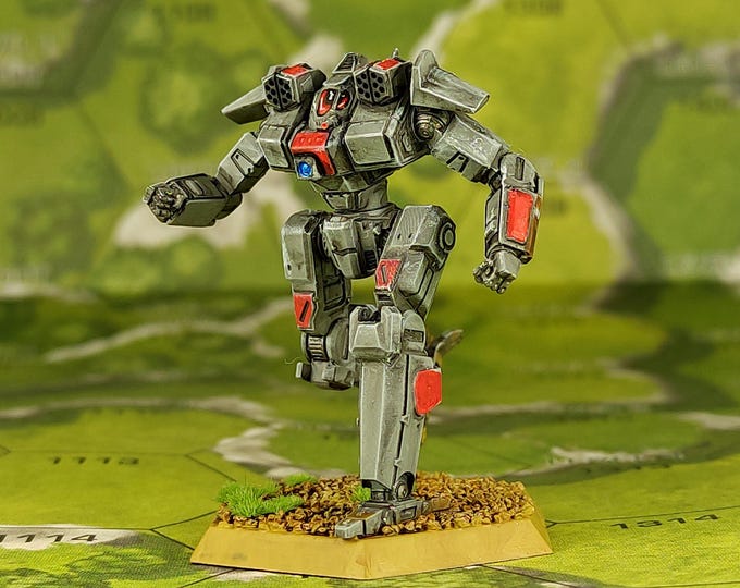 Griffin IIC - SirMortimerBombito Sculpt | American Mecha | Compatible with BT and other 6mm Tabletop Wargames