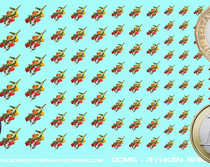 Draconis Combine - Ryuken Brigade | Premium Decals for BattleTech / Mechwarrior / Alpha Strike