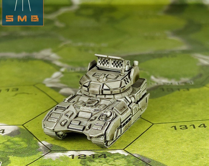 Goblin Medium Tank (LRM Variant) - SirMortimerBombito Sculpt | American Mecha | Compatible with BT and other 6mm Tabletop Wargames
