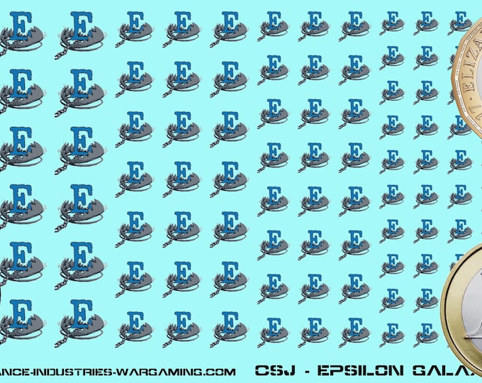 Clan Smoke Jaguar - Epsilon Galaxy | Premium Decals for BattleTech / Mechwarrior / Alpha Strike