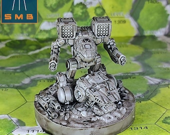 "Old Story" Mad Cat Diorama - SirMortimerBombito Sculpt | American Mecha | Compatible with BT and other 6mm Tabletop Wargames