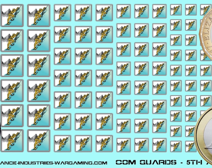 Comstar - Com Guards 5th Army | Premium Decals for BattleTech / Mechwarrior / Alpha Strike