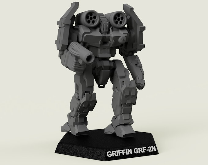 Griffin GRF-2N  | DIW Exclusive | American Mecha | Compatible with BT and other 6mm Tabletop Wargames
