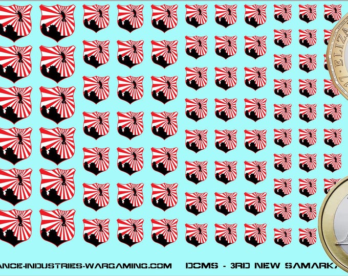 Draconis Combine - 3rd New Samarkand Regulars| Premium Decals for BattleTech / Mechwarrior / Alpha Strike