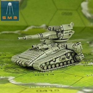 Heimdall Ground Monitor Tank | Sir Mortimer Bombito | American Mecha | Compatible with BT and other 6mm Tabletop Wargames