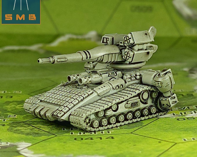 Heimdall Ground Monitor Tank - SirMortimerBombito Sculpt | Compatible with BT/American Mecha and other tabletop games