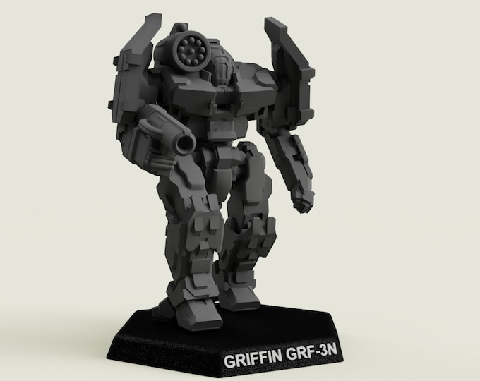 Griffin GRF-3N | DIW Exclusive | American Mecha | Compatible with Battletech