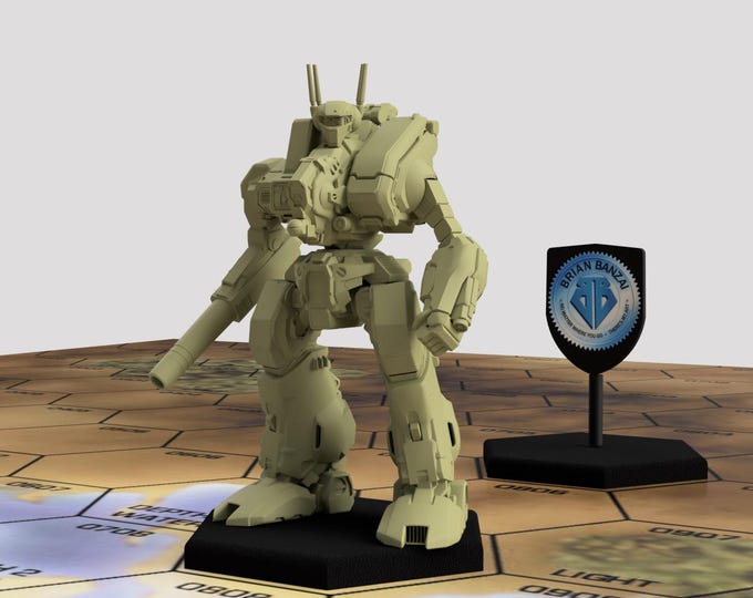 Rifleman "Sneed" Frankenmech by Brian Banzai | American Mecha | Compatible with BT and other 6mm Tabletop Wargames