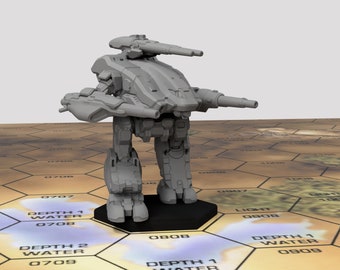 Stone Rhino (Behemoth) MWO-style by Syllogy | American Mecha | Compatible with BT and other 6mm Tabletop Wargames