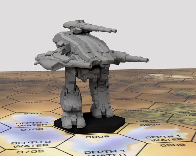 Stone Rhino (Behemoth) MWO-style by Syllogy | Compatible with BT/American Mecha and other tabletop games