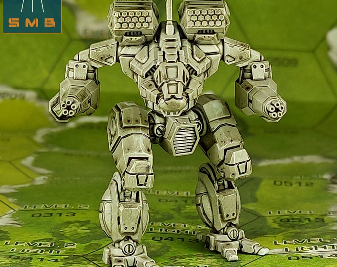 Alpha Wolf - SirMortimerBombito Sculpt | Compatible with BT/American Mecha and other tabletop games