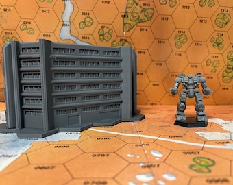 BATTLEBLOX - Star City - Large Mall | American Mecha | Compatible with BT and other 6mm Tabletop Wargames