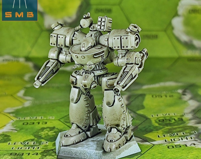 Warhammer Japanese Style - SirMortimerBombito Sculpt | American Mecha | Compatible with BT and other 6mm Tabletop Wargames