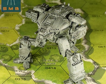 Ares Superheavy Mecha - Multiple Variants | Sir Mortimer Bombito | American Mecha | Compatible with BT and other 6mm Tabletop Wargames