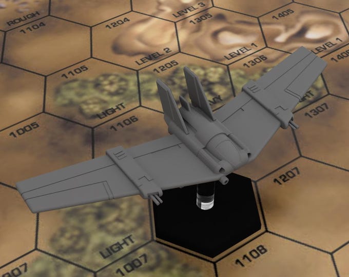 Sholagar Aerospace Fighter | DIW Exclusive | American Mecha | Compatible with Battletech