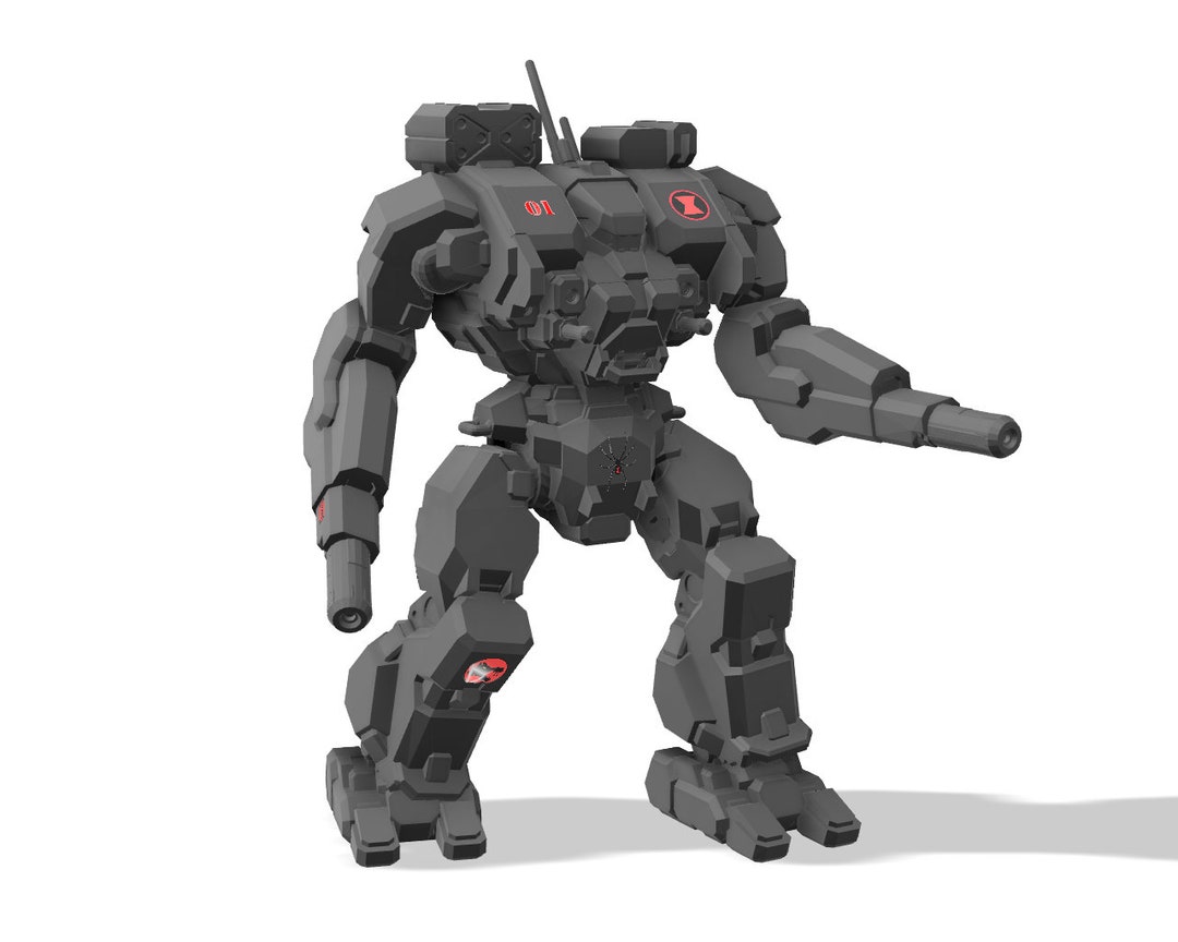 Battletech Miniatures TRO 3050 Inner Sphere Mechs MWO Style 3D Printed on  Demand 