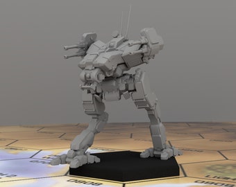 Battletech Miniatures - Locust LCT-1H Special Variant by Syllogy - 3D Printed on Demand