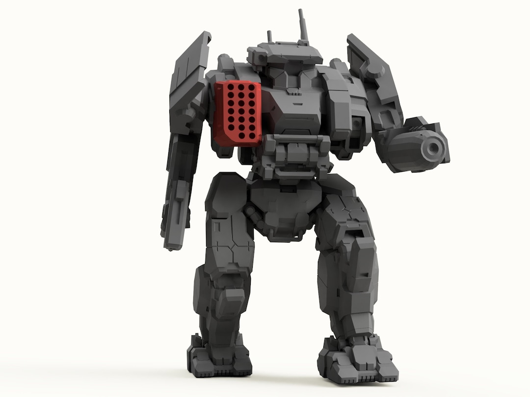 Not My First Miniature But This Is My First Battlemech. : Battletech