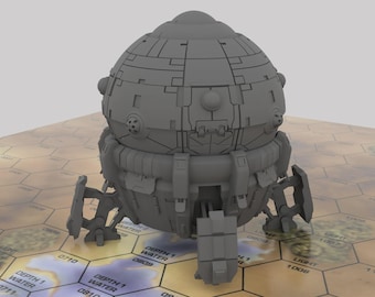 Fury - Mapscale Military Dropship | DIW Exclusive | American Mecha | Compatible with BT and other 6mm Tabletop Wargames