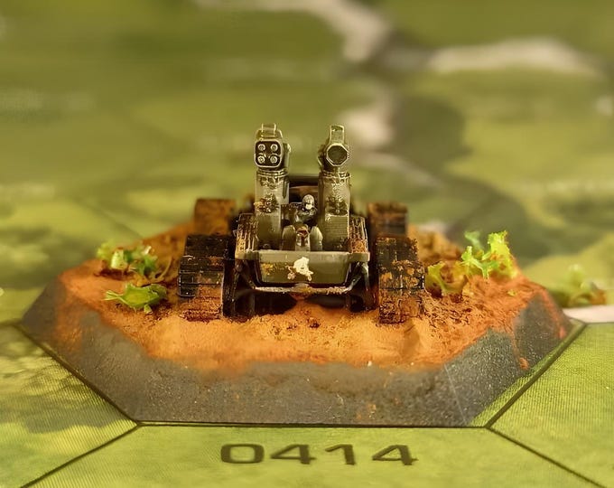 Shandra Advanced Scout Vehicle - SirMortimerBombito Sculpt | American Mecha | Compatible with BT and other 6mm Tabletop Wargames