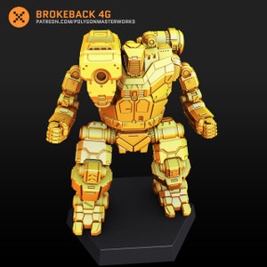 Hunchback - PMW Sculpt - Multiple Variants | American Mecha | Compatible with BT and other 6mm Tabletop Wargames