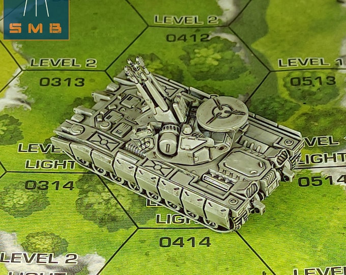 Partisan AA Tank - SirMortimerBombito Sculpt | American Mecha | Compatible with Battletech