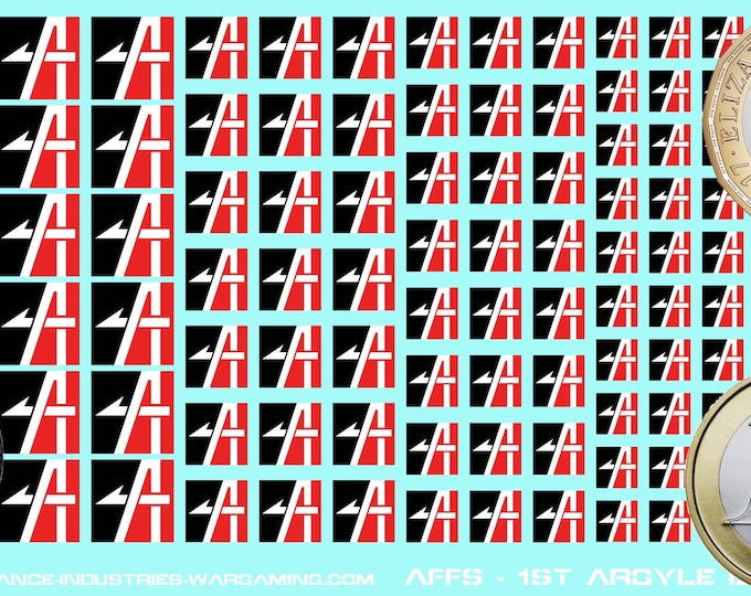 Federated Suns - 1st Argyle Lancers - Premium Waterslide Decals compatible with BT/American Mecha