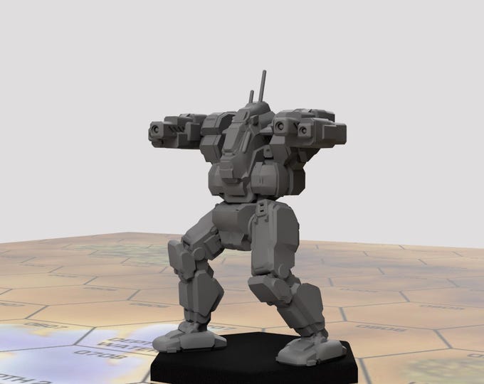 Urbanmech RAC | DIW Exclusive | American Mecha | Compatible with BT and other 6mm Tabletop Wargames