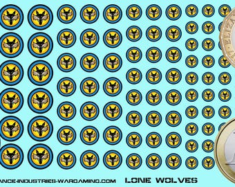 Mercenaries - Lone Wolves | Premium Decals for BattleTech / Mechwarrior / Alpha Strike