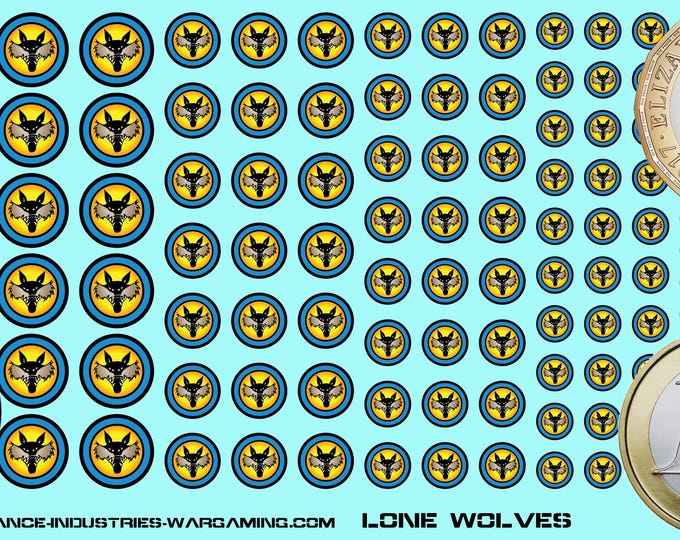 Mercenaries - Lone Wolves | Premium Decals for BattleTech / Mechwarrior / Alpha Strike