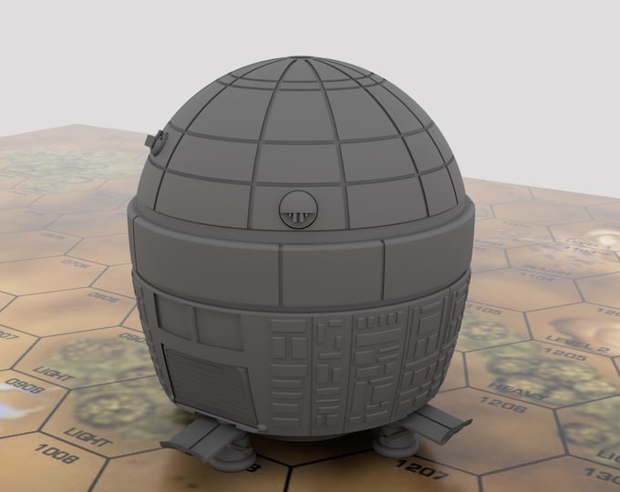 Aqueduct - Mapscale Civilian Dropship | DIW Exclusive | American Mecha | Compatible with BT and other 6mm Tabletop Wargames
