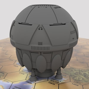 Lion - Mapscale Military Dropship | DIW Exclusive | American Mecha | Compatible with BT and other 6mm Tabletop Wargames