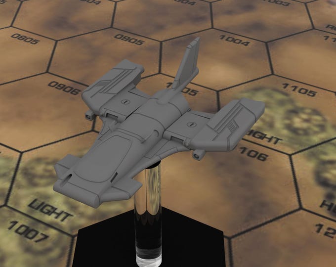 Sholagar Aerospace Fighter | DIW Exclusive | American Mecha | Compatible with Battletech