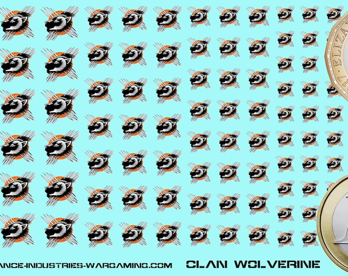 Clan Wolverine | Premium Decals for BattleTech / Mechwarrior / Alpha Strike