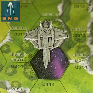 Caza Sabre Aerospace / Sir Mortimer Bombito / Mecha estadounidense / Compatible con BT y otros juegos de guerra de mesa de 6 mm