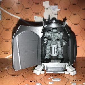 Battletech/citytech Mech Scale Drop Pod fits One Single Mech Defiance ...