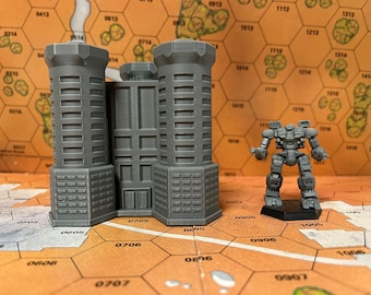 BATTLEBLOX - Star City - Corporate HQ | American Mecha | Compatible with BT and other 6mm Tabletop Wargames