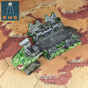 Retter Reparaturfahrzeug | SirMortimer Bombito | Amerikanischer Mecha | Kompatibel mit BT und anderen 6 mm Tabletop Wargames