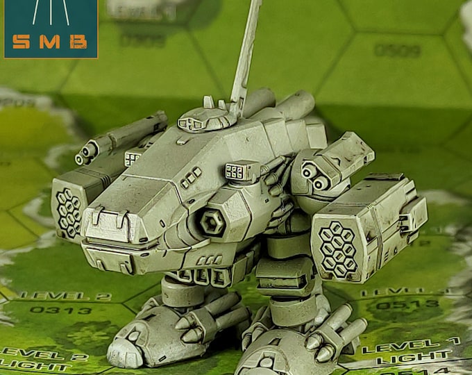 Stalker Japanese Style - SirMortimerBombito Sculpt | American Mecha | Compatible with BT and other 6mm Tabletop Wargames