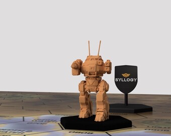 Urbanmech IIC "Abbadon" | Special Variant by Syllogy | American Mecha | Compatible with BT and other 6mm Tabletop Wargames