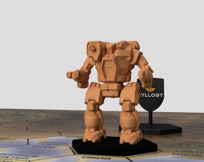 Hunchback IIC "Jack O' Lantern" | Special Variant by Syllogy | BattleTech Miniature | For Battletech / Alpha Strike / Mechwarrior