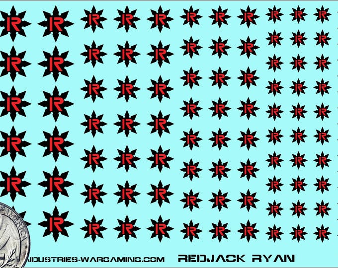Pirates - Redjack Ryan | Premium Decals for Battletech / Mechwarrior / Alpha Strike