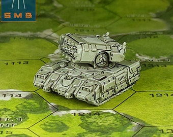 LRM/SRM Carrier - SirMortimerBombito Sculpt | American Mecha | Compatible with BT and other 6mm Tabletop Wargames