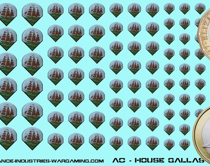Periphery - Aurigan Coalition - House Gallas | Premium Decals for Battletech / Mechwarrior / Alpha Strike