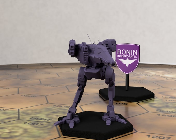 Raven - Multiple Variants - by Ronin Inc. | American Mecha | Compatible with Battletech