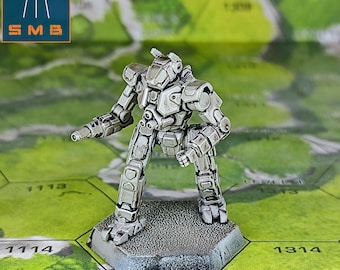 Wolfhound WLF-3C - SirMortimerBombito Sculpt | American Mecha | Compatible with BT and other 6mm Tabletop Wargames